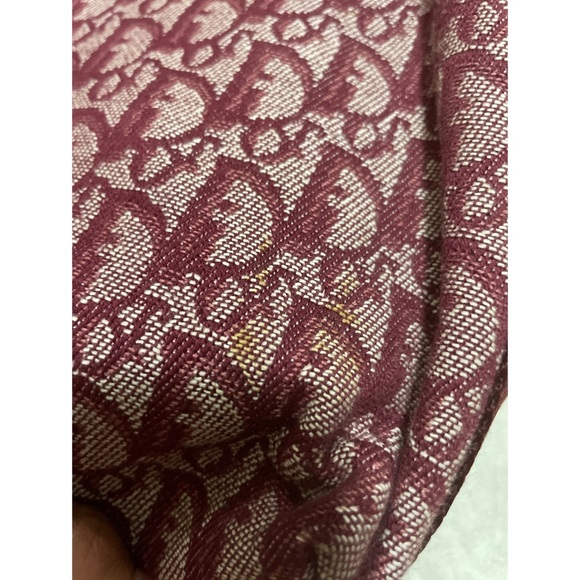 Christian Dior Burgundy Monogram Trotter Messenger Bag - Picture 16 of 16